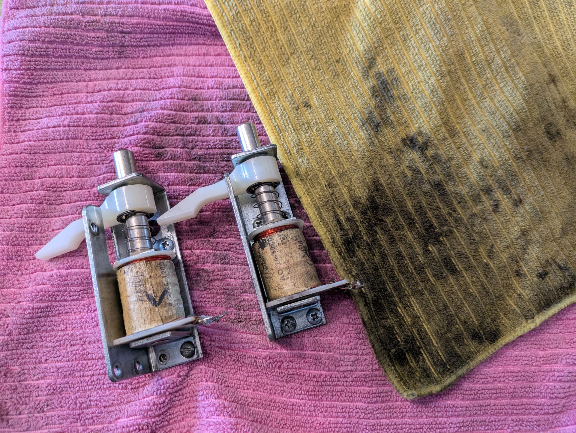Slingshots after cleaning