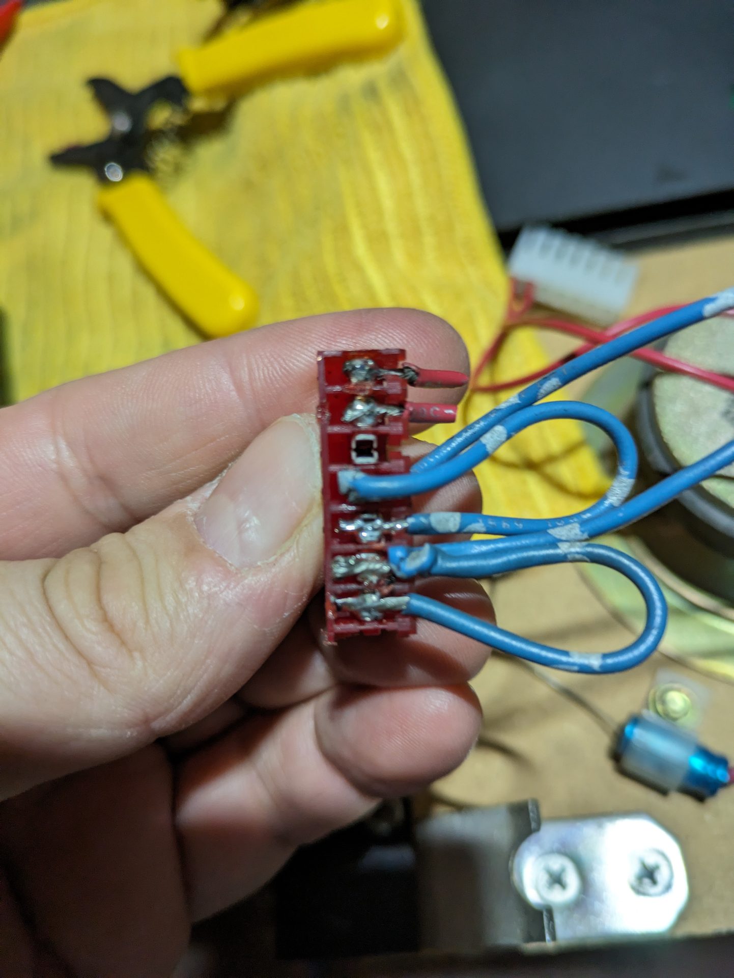 Damaged wiring